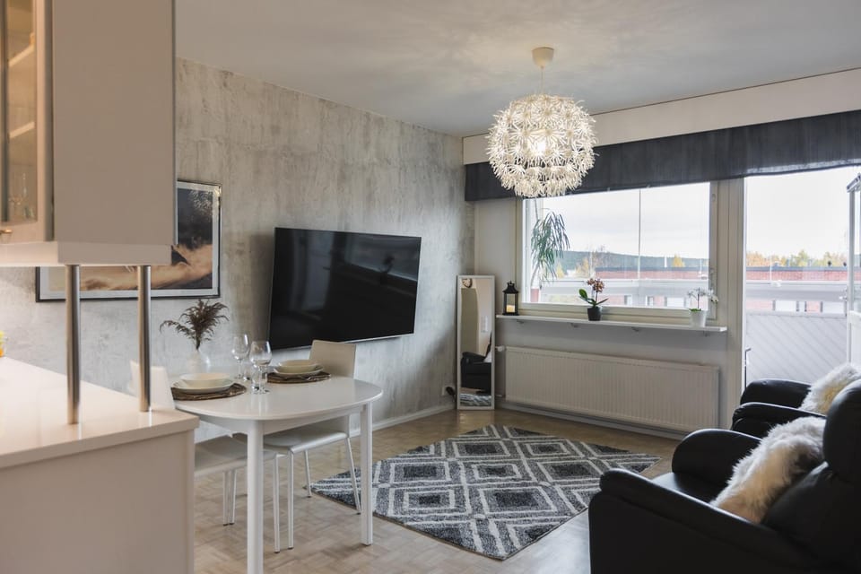 Penthouse with Sauna - King Size Bed - Free WiFi! Apartment in Rovaniemi