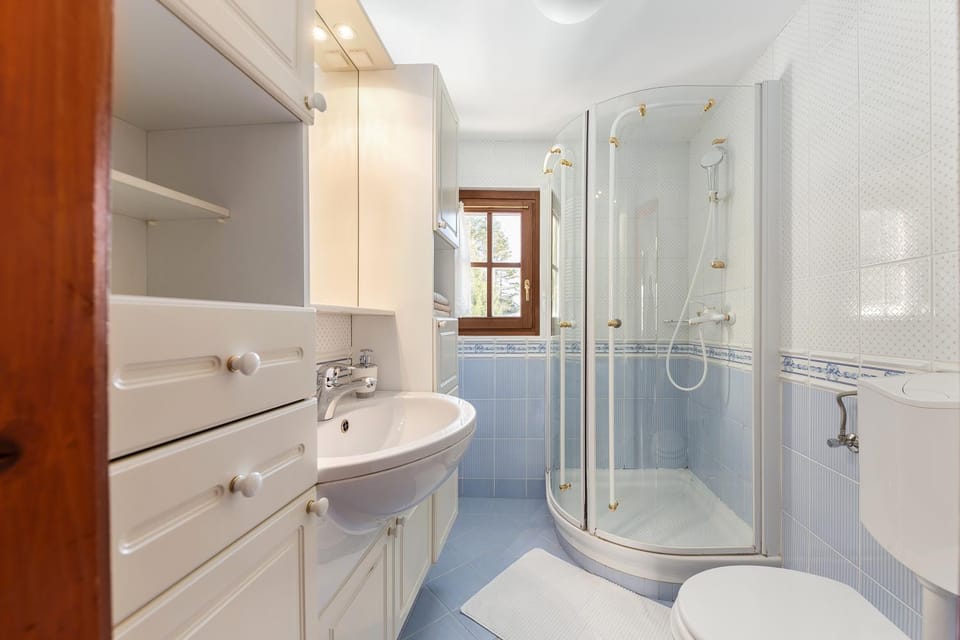 Shower, Toilet, Bathroom, towels