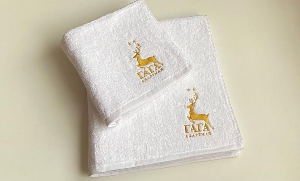 Property logo or sign, towels