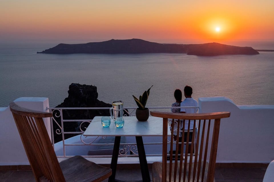 View (from property/room), Balcony/Terrace, Sea view, Sunset