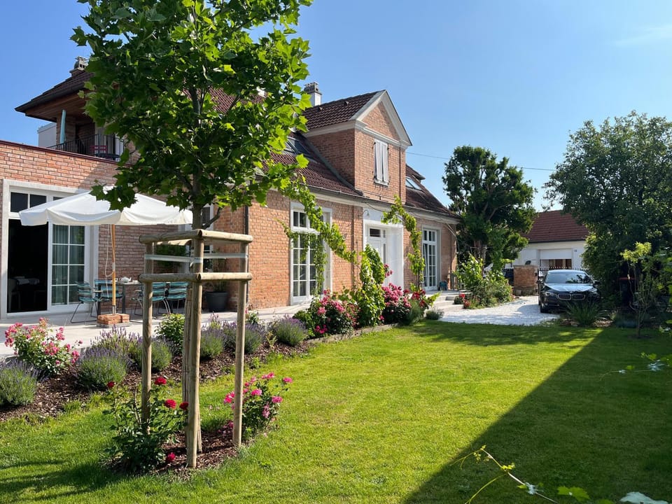 Property building, Spring, Garden