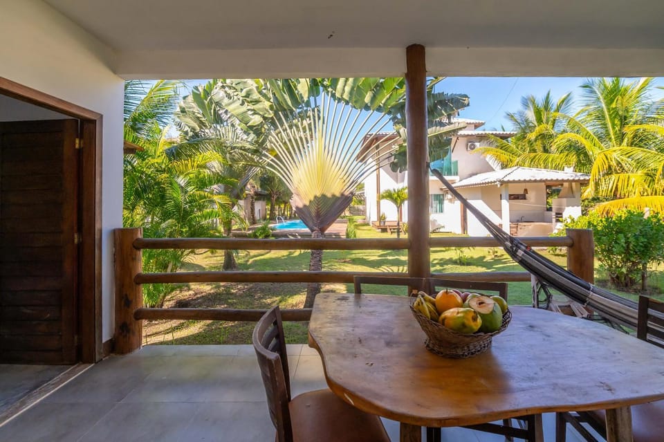 Patio, Dining area, Garden view
