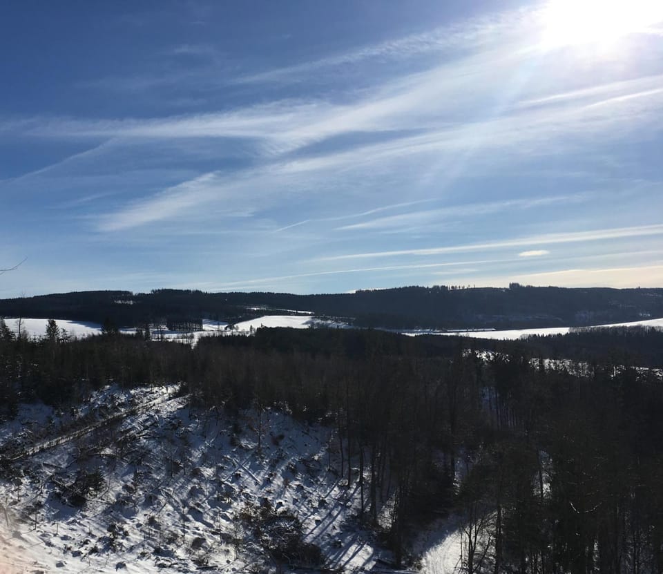 Natural landscape, Winter, Mountain view