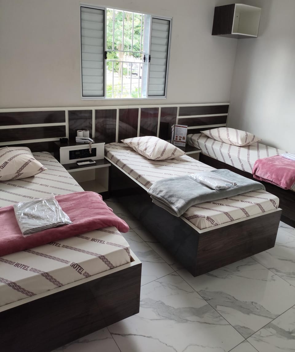 Bed, Photo of the whole room, Bedroom, towels, air conditioner