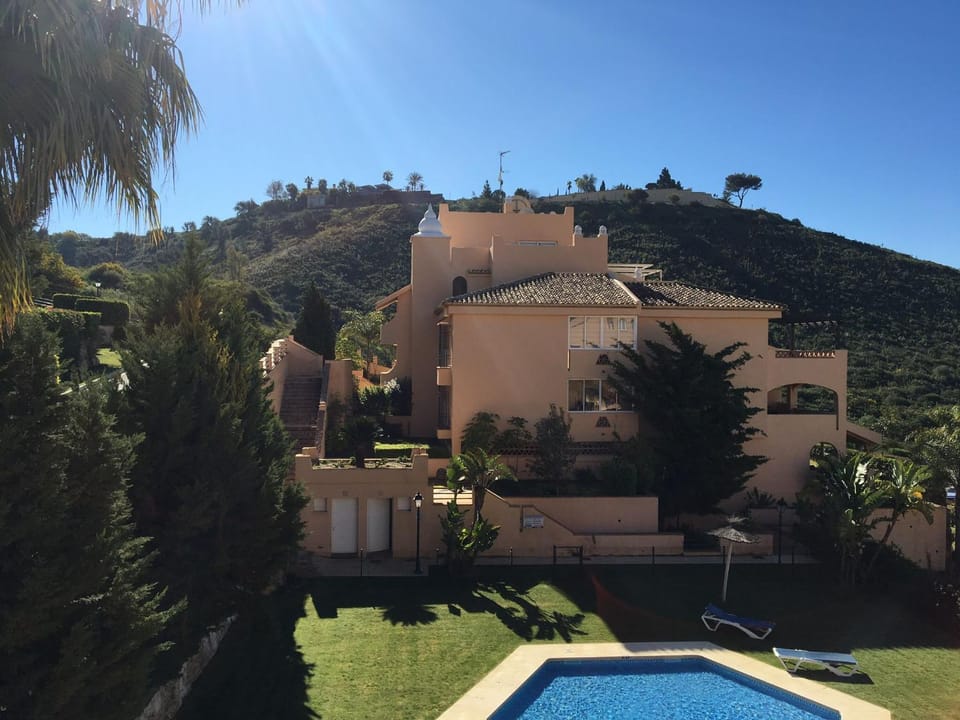 Property building, Pool view