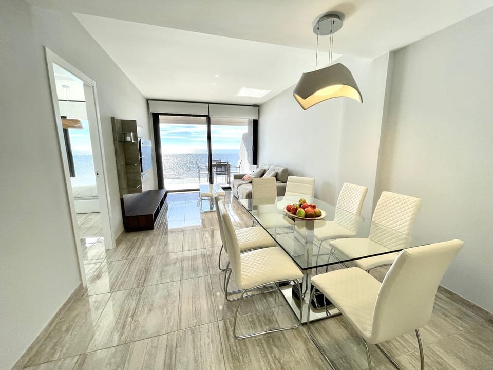 Living room, Seating area, Dining area, Sea view