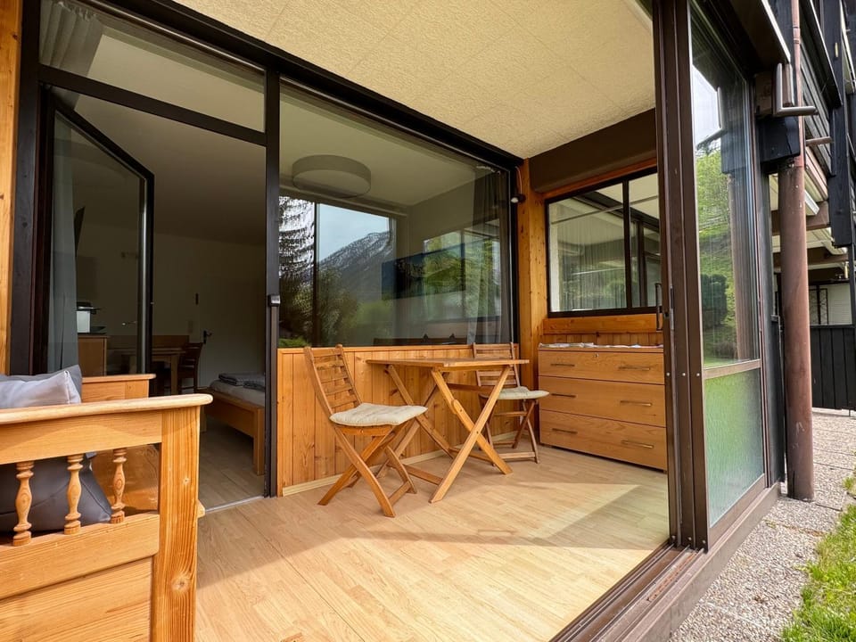 View (from property/room), Balcony/Terrace, Seating area, Garden view