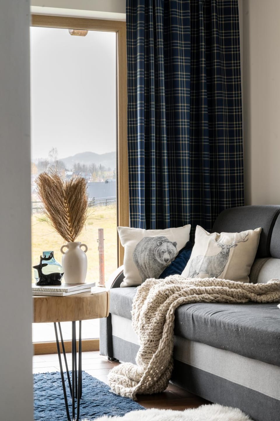 Living room, Photo of the whole room, Seating area, Mountain view