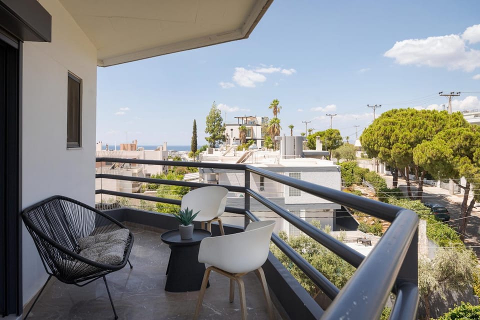 Day, View (from property/room), Balcony/Terrace, Seating area, Sea view