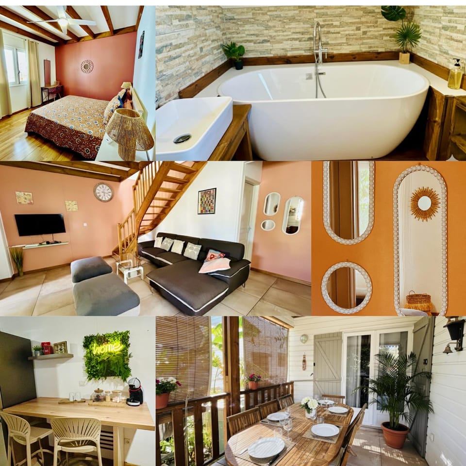 Kitchen or kitchenette, Living room, Dining area