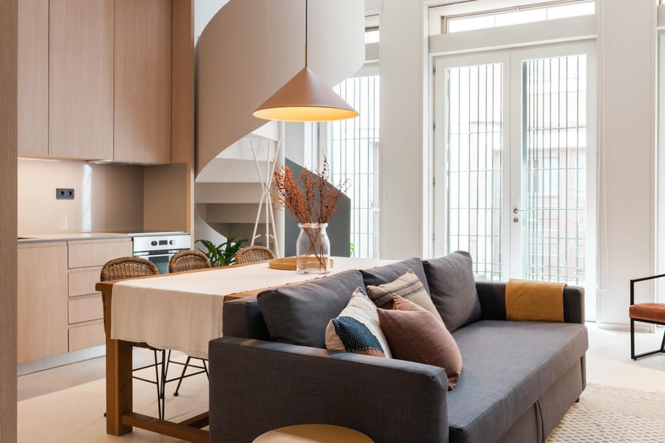 Living room, Seating area, Dining area