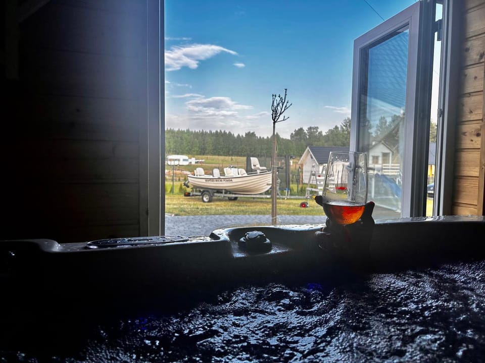 Domek Całoroczny Fuleda -Mazury Giżycko Sauna Jacuzii Kominek Campground/ 
RV Resort in Poland