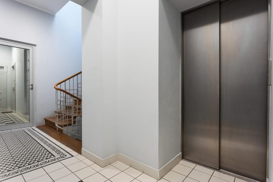 Property building, elevator