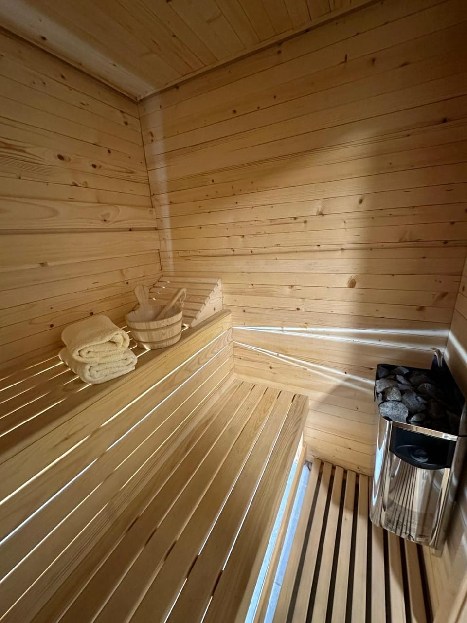 Sauna, On site