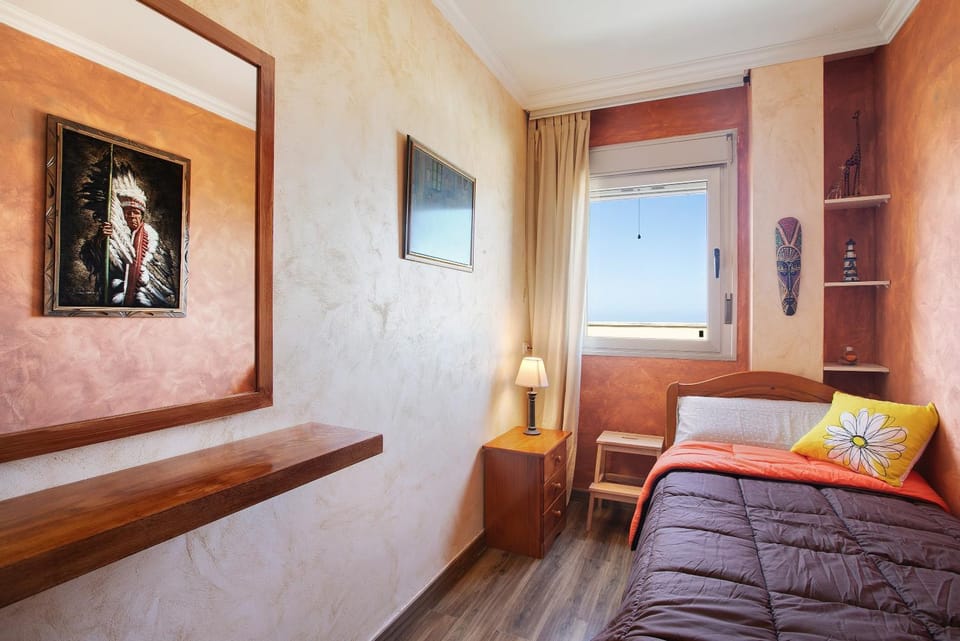 Property building, Living room, Bedroom