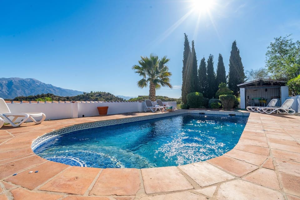Property building, Living room, Swimming pool