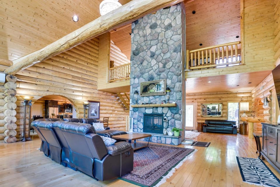 St Marys River Views: Cabin w/ Wraparound Deck! Cabin in Michigan