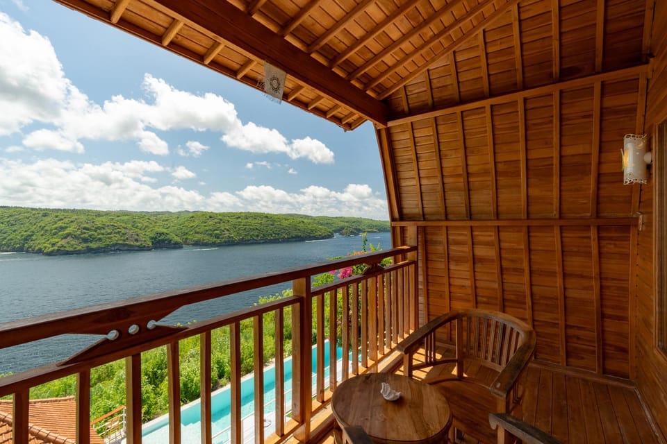 Patio, Natural landscape, View (from property/room), Balcony/Terrace, Pool view, Sea view