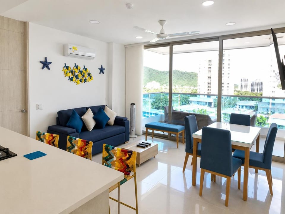 Apartamento en Samaria Club de Playa Privada Salida Directa al Mar en Pozos Colorados cerca a Zazue, Estelar, Playa Bello Horizonte, Cabo Tortuga #1 Apartment in Magdalena, Colombia