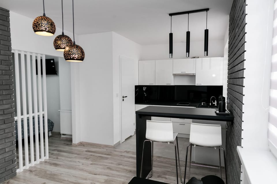 Kitchen or kitchenette, oven, stove