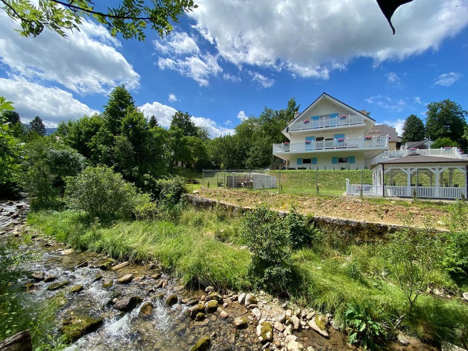 Property building, Garden, River view