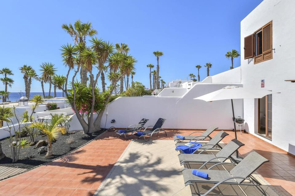 Property building, Living room, Swimming pool