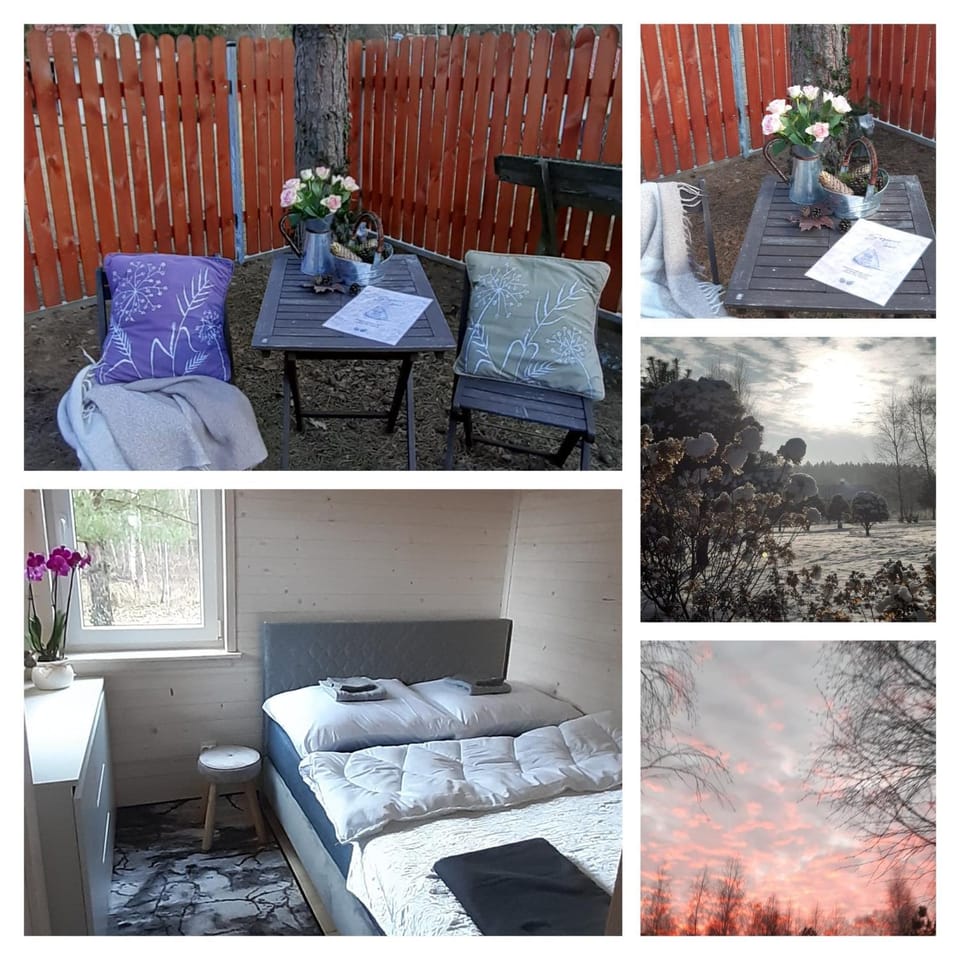 Bed, Natural landscape, Garden view