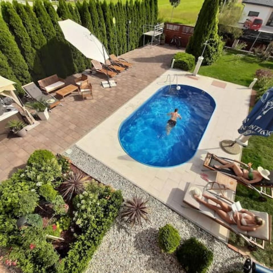 Day, Pool view, Swimming pool, sunbed