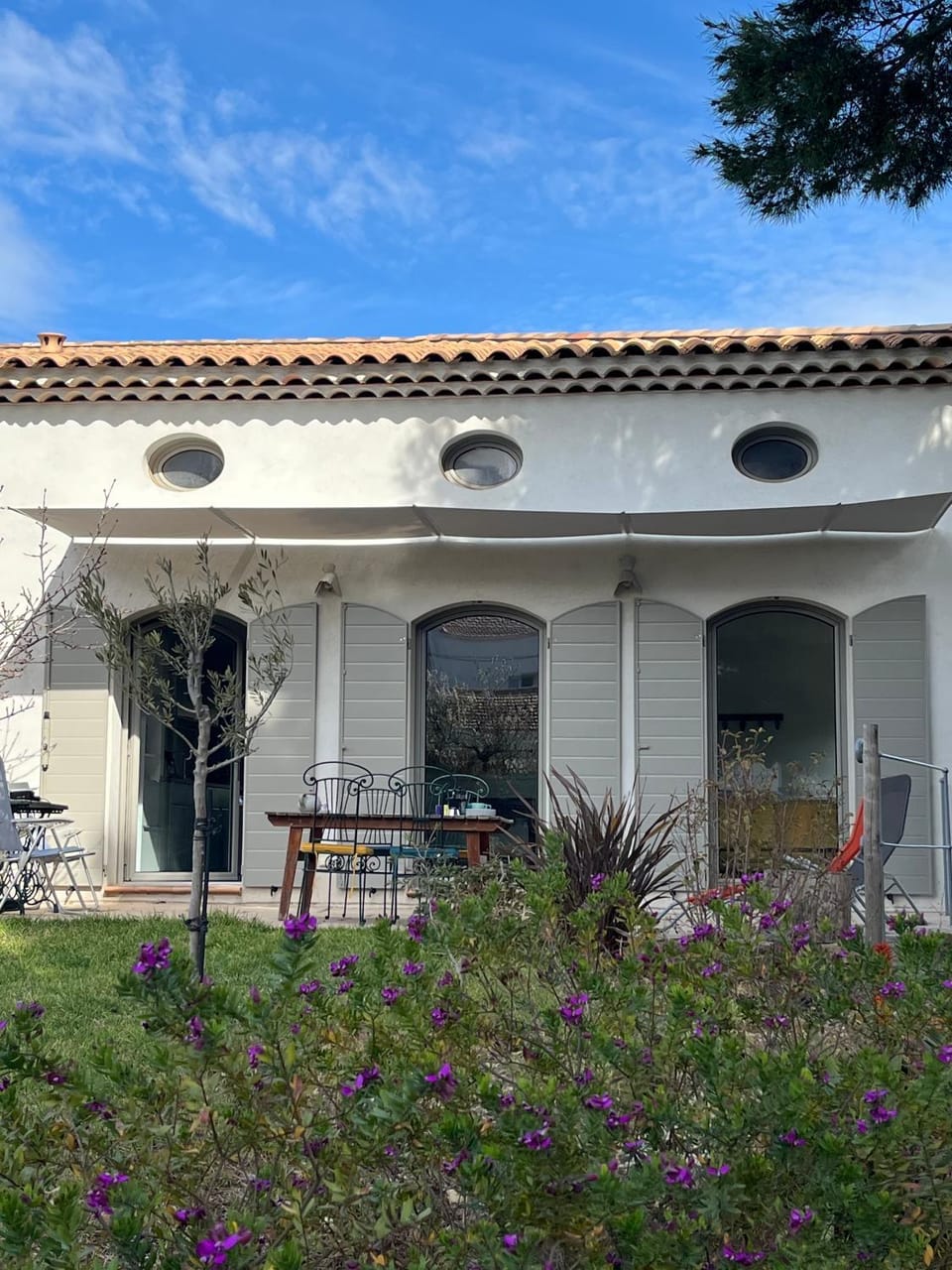 Property building, Patio