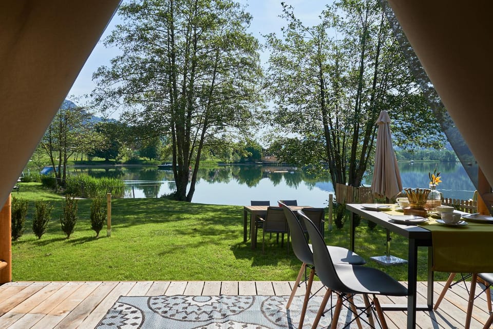 Comfort Safarizelt direkt am Ossiachersee Luxury tent in Carinthia, Austria