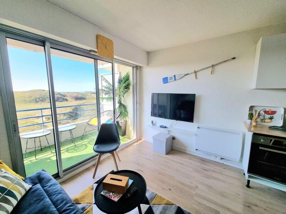 T2 cozy face dunes et océan - Thalasso et golf Apartment in Saint-Jean-de-Monts