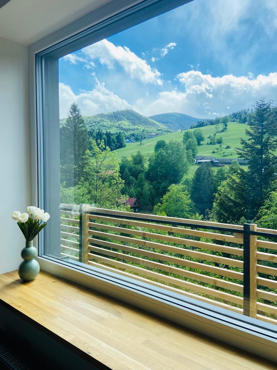 Spring, Day, Natural landscape, View (from property/room), Balcony/Terrace, Landmark view, Mountain view