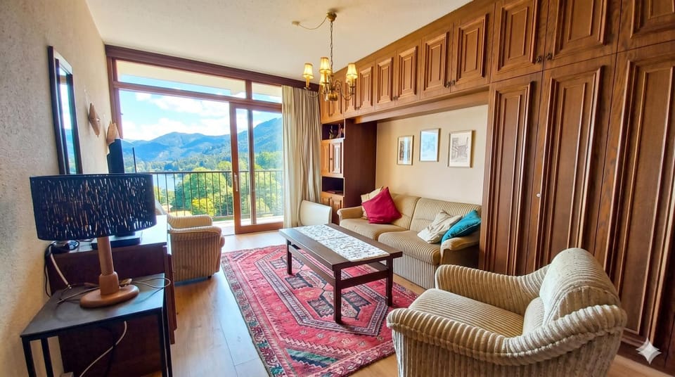 Living room, Seating area, Lake view, Mountain view