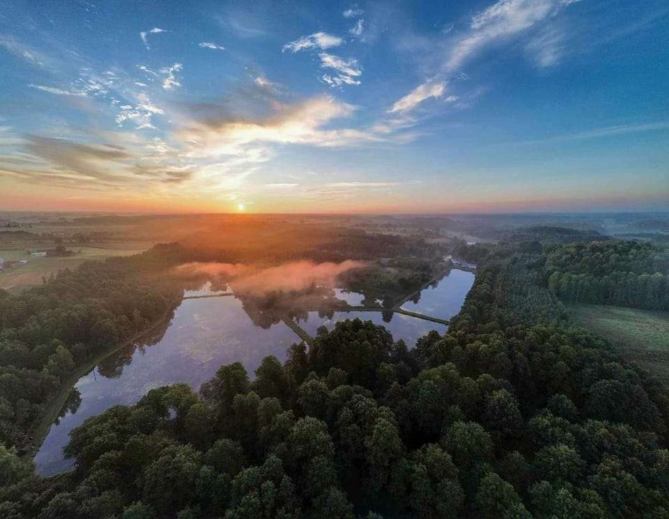 Natural landscape, Bird's eye view, Fishing, Fishing