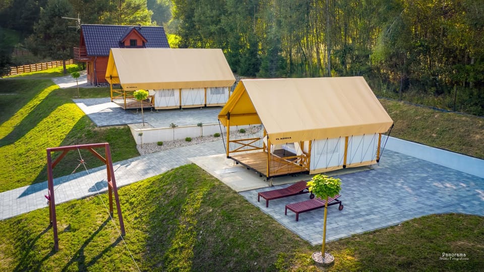 Glamping Pod Gwiazdami Pietrusza Wola Luxury tent in Poland