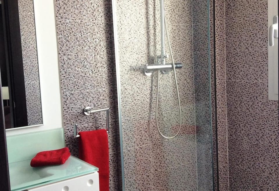 Bathroom, Living room