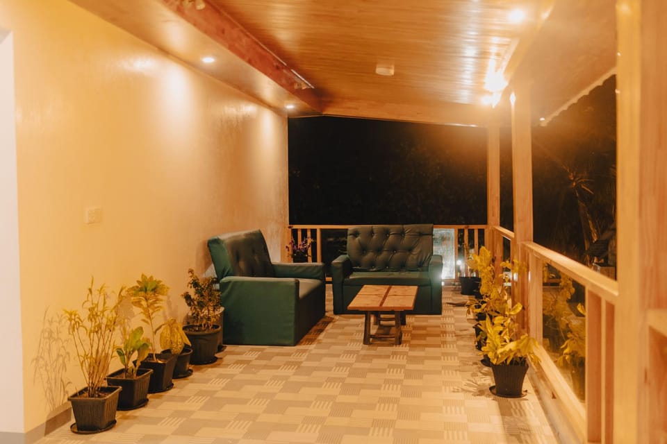 Night, View (from property/room), Balcony/Terrace, Seating area