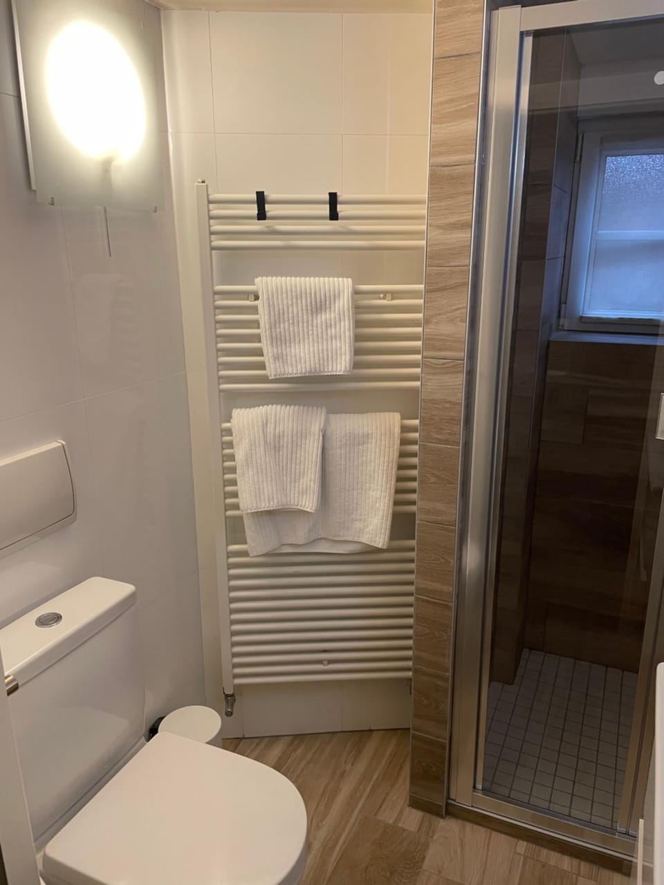 Shower, Toilet, Bathroom, towels