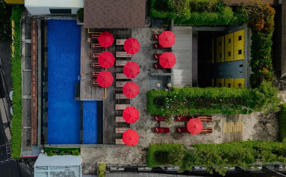 Property building, View (from property/room), Pool view, Swimming pool