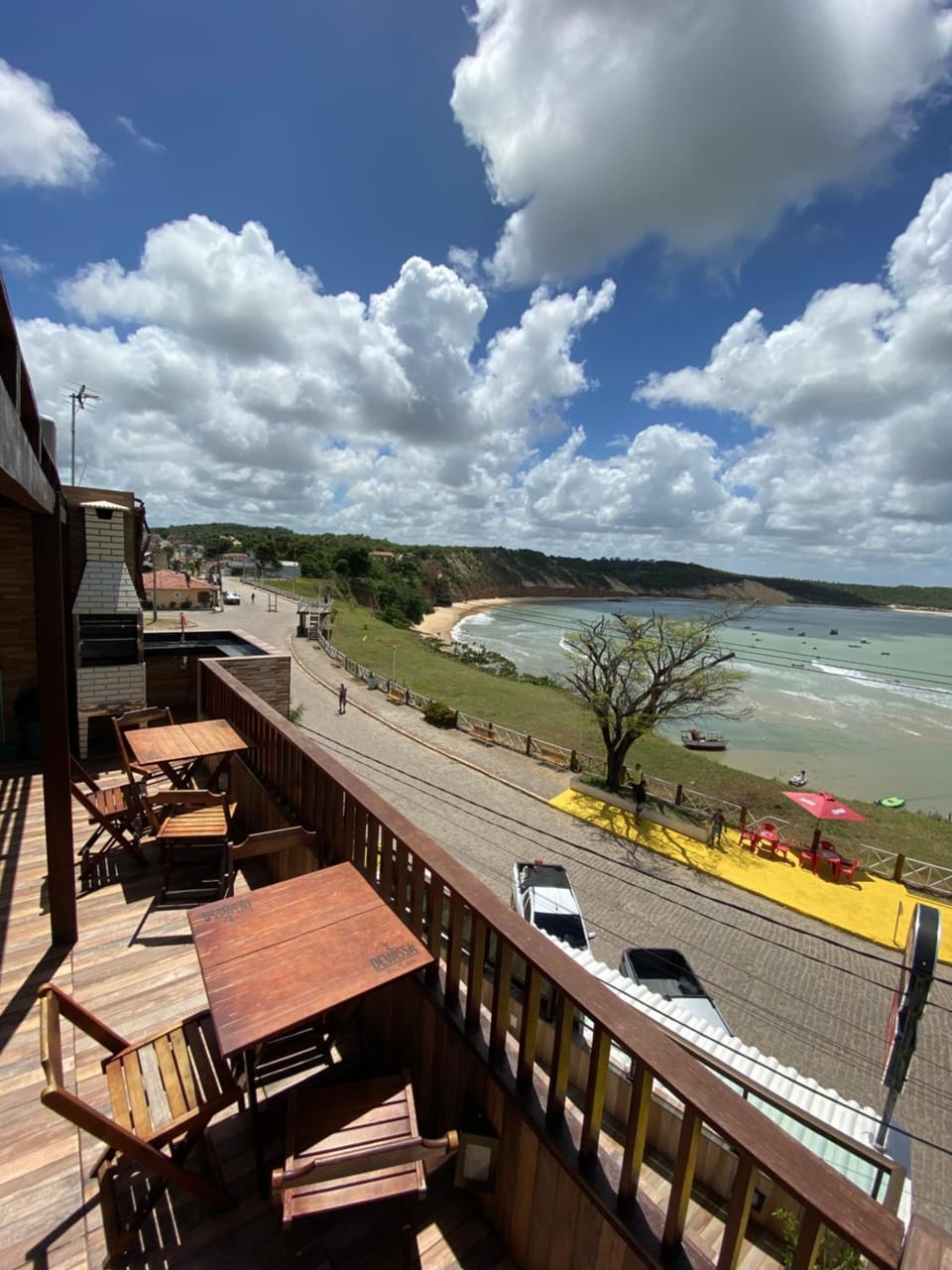 Beach, City view, Sea view