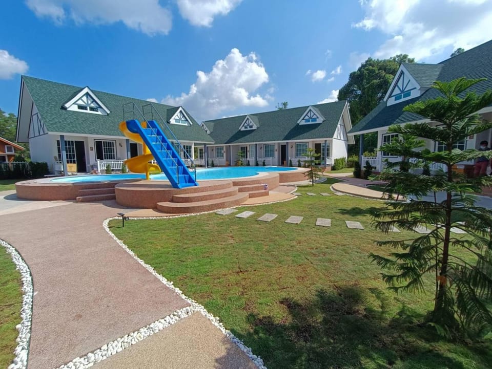 Property building, Garden, View (from property/room), Swimming pool