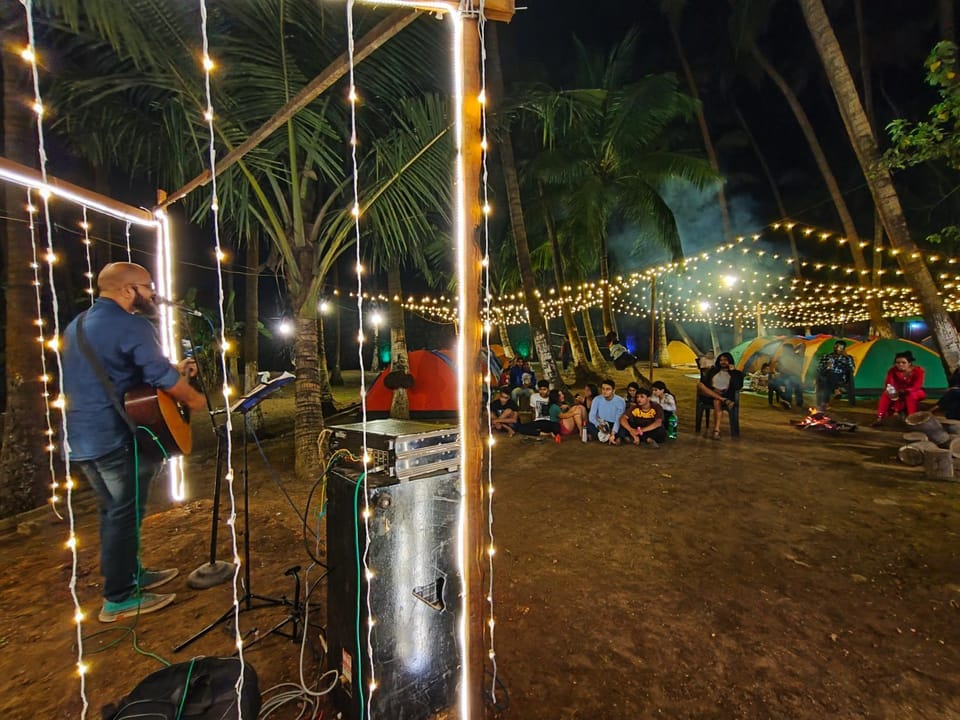 Tent by the bay, Alibaug Beach Camping, Revdanda Campground/ 
RV Resort in India