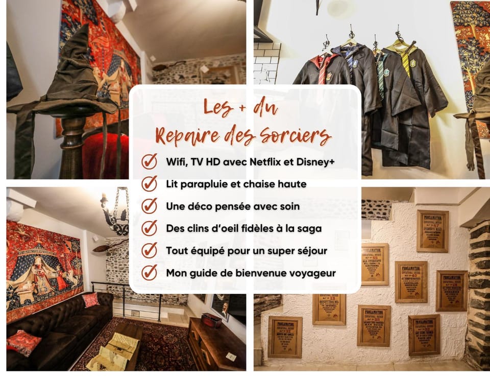 Le Repaire des Sorciers - Pau Centre - Chateau Apartment in Pau