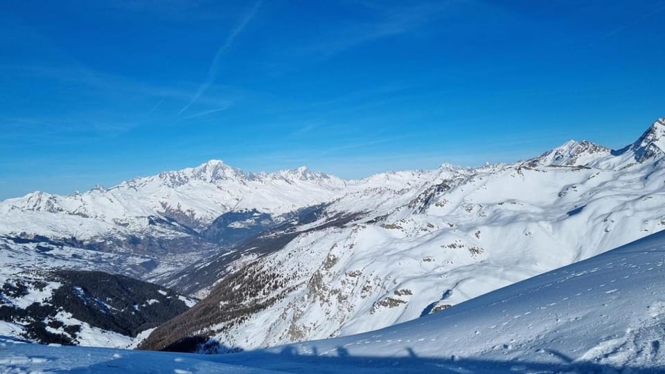 Natural landscape, Winter, Mountain view