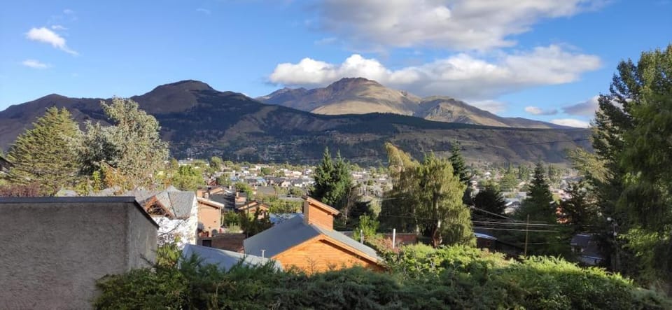 Property building, Natural landscape, Bird's eye view, Mountain view