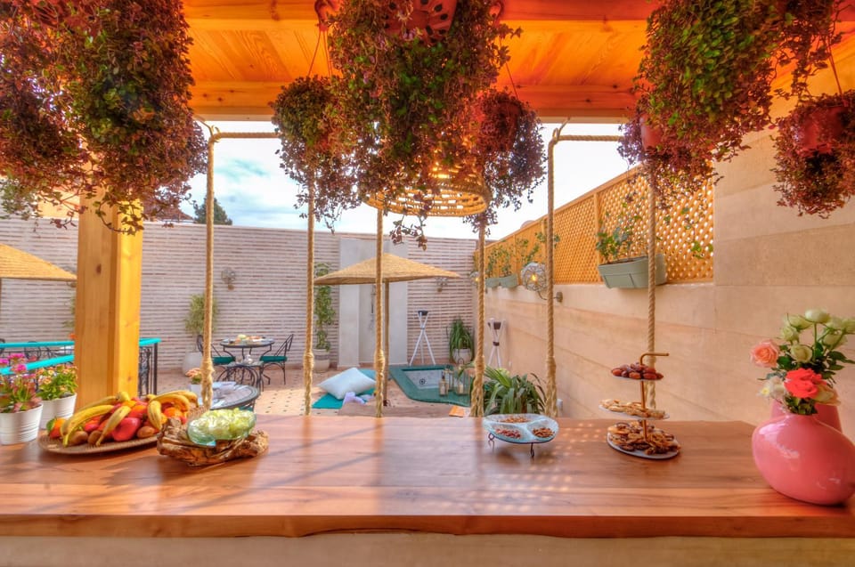 Patio, City view