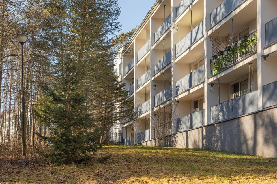 Property building, Garden view