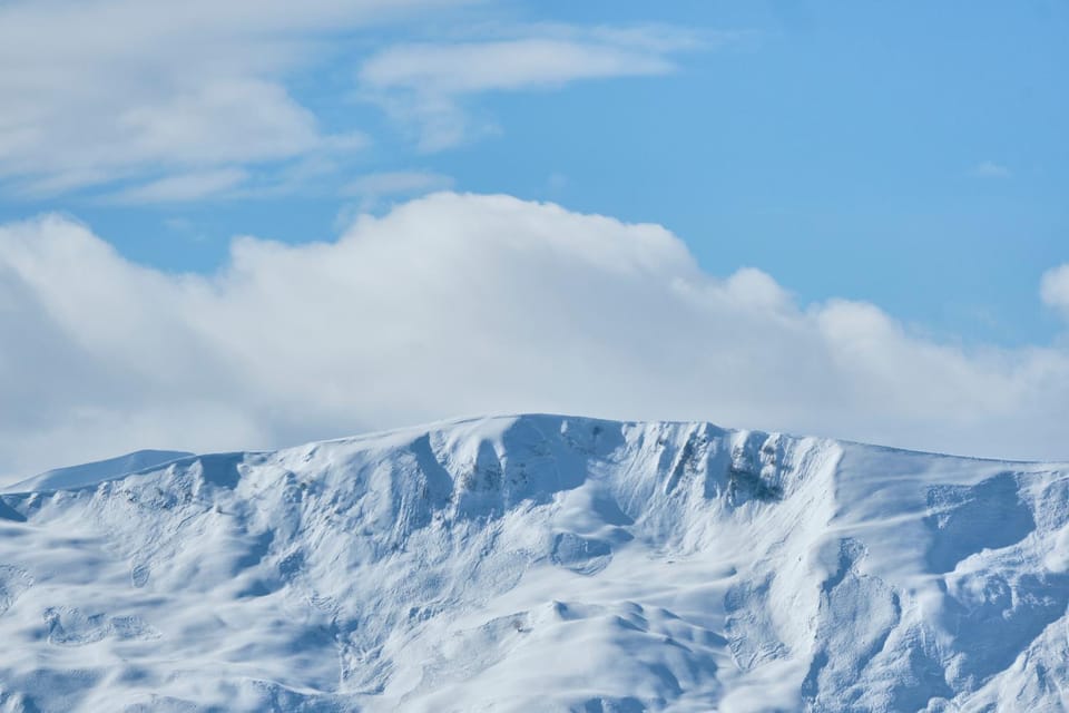 Natural landscape, Winter, Mountain view