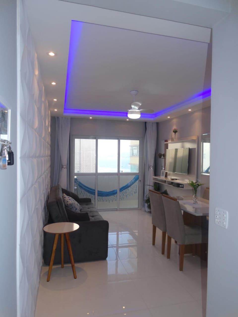 Pe na areia em Santos Vista Mar Garagem e Ar Apartment in Santos