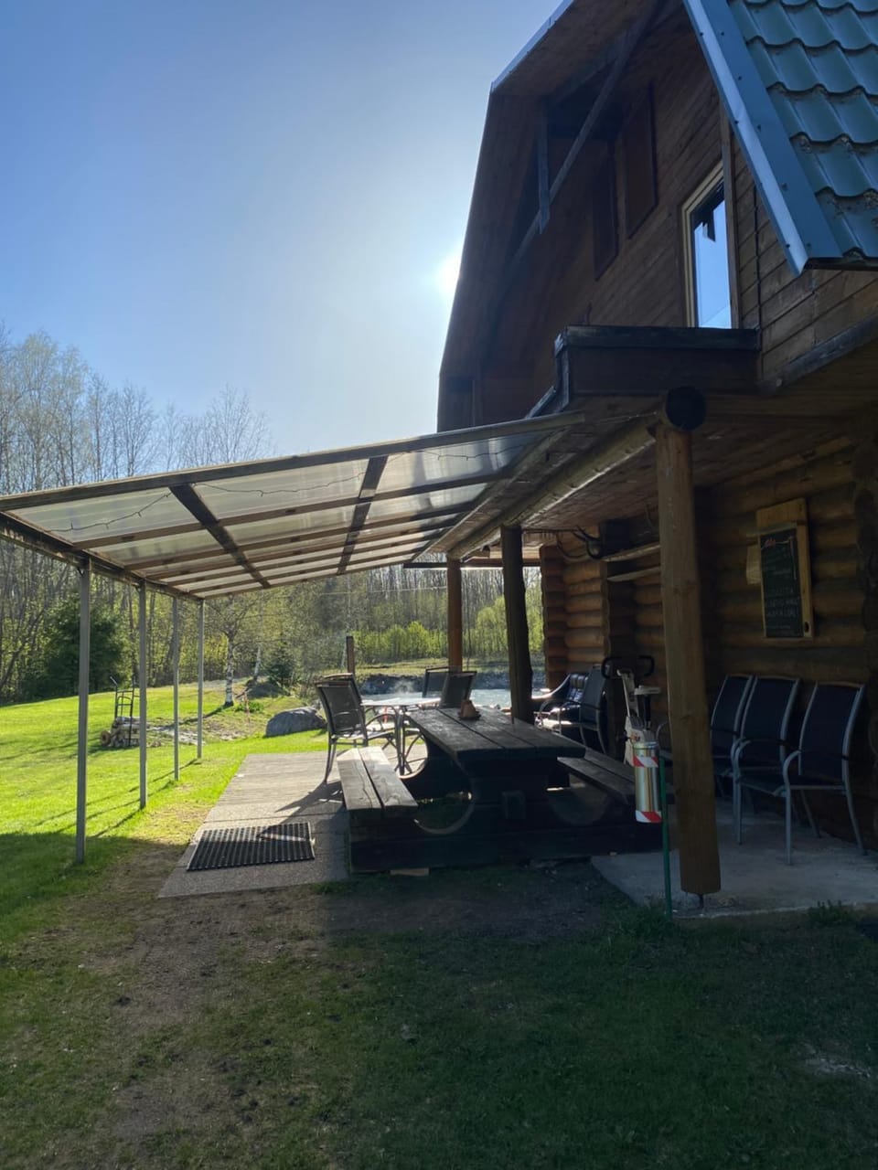 Property building, Patio